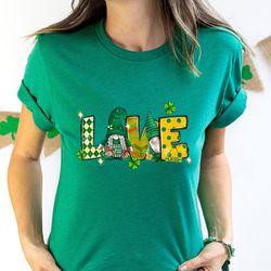 love patrick day gnomes shirt,st. patricks day shirt,shamrock lucky lips,four leaf clover,shamrock shirts,patrick's day,