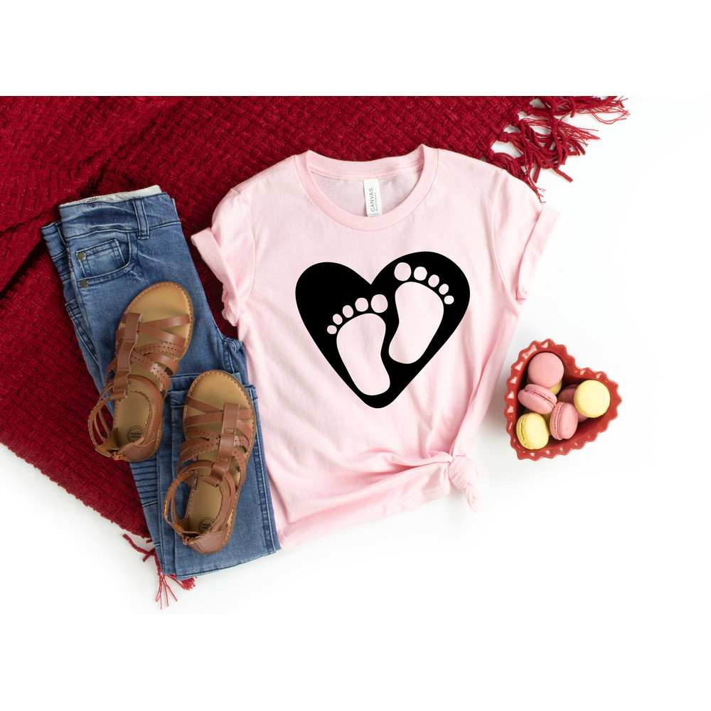 Love Pregnant Shirt,Valentines Day Shirt,Valentines Day Shirts For Women, Heart Shirt,Cute Valentine Tee,Valentines Day Gift - 4.jpg