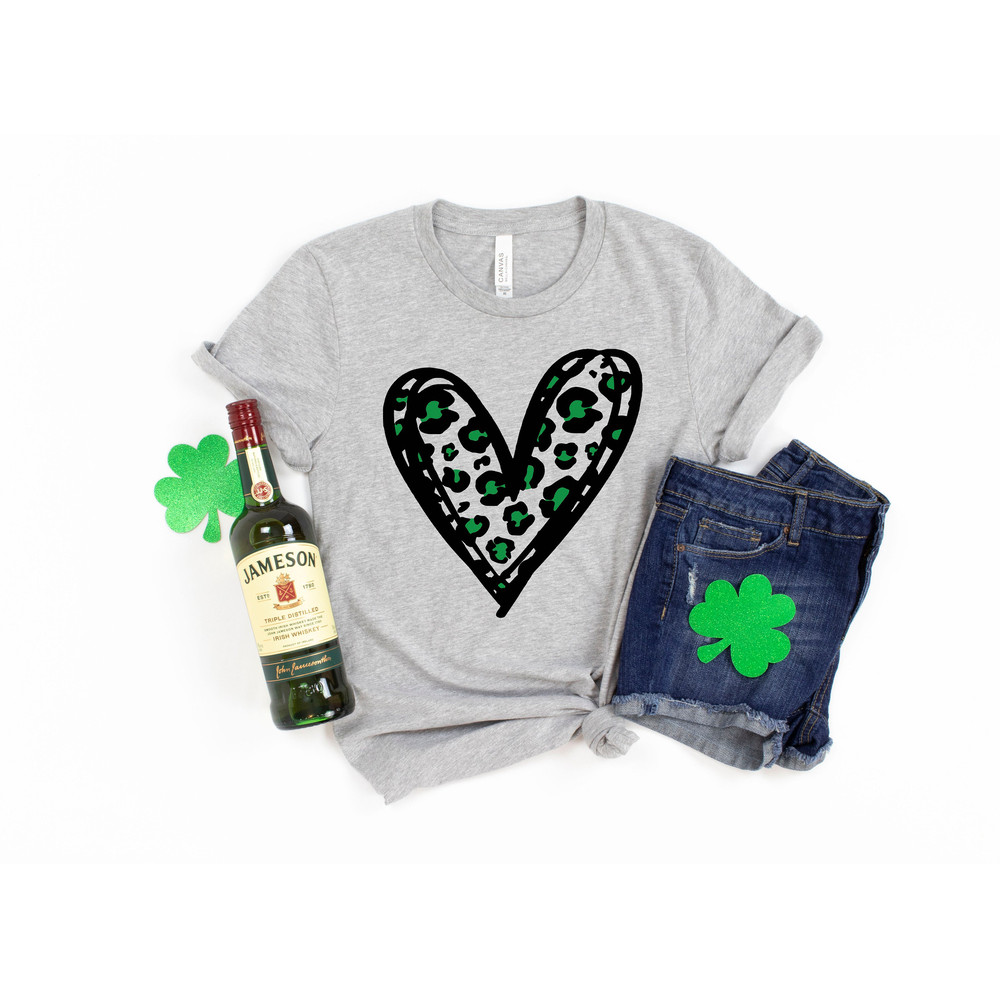 Lucky Cheetah Heart Shirt,St Patricks Day Shirt,St Patrick Heart Shirt,Irish Shirt,St Patrick's Day Shirt,Irish Shirt,Patrick Matching Tee - 2.jpg