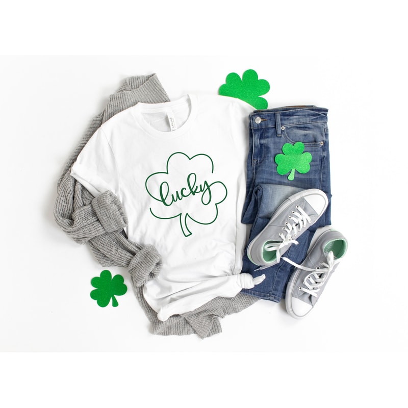 Lucky Shirt,St Patrick's Day Shirt,Lucky Shamrock Shirt,Shamrock Tee, Patrick's Day Gift,Patrick's Day Family Matching Shirt,Drinking Shirt - 1.jpg