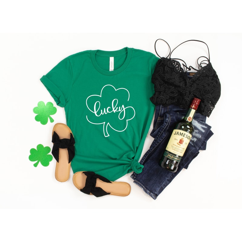 Lucky Shirt,St Patrick's Day Shirt,Lucky Shamrock Shirt,Shamrock Tee, Patrick's Day Gift,Patrick's Day Family Matching Shirt,Drinking Shirt - 3.jpg