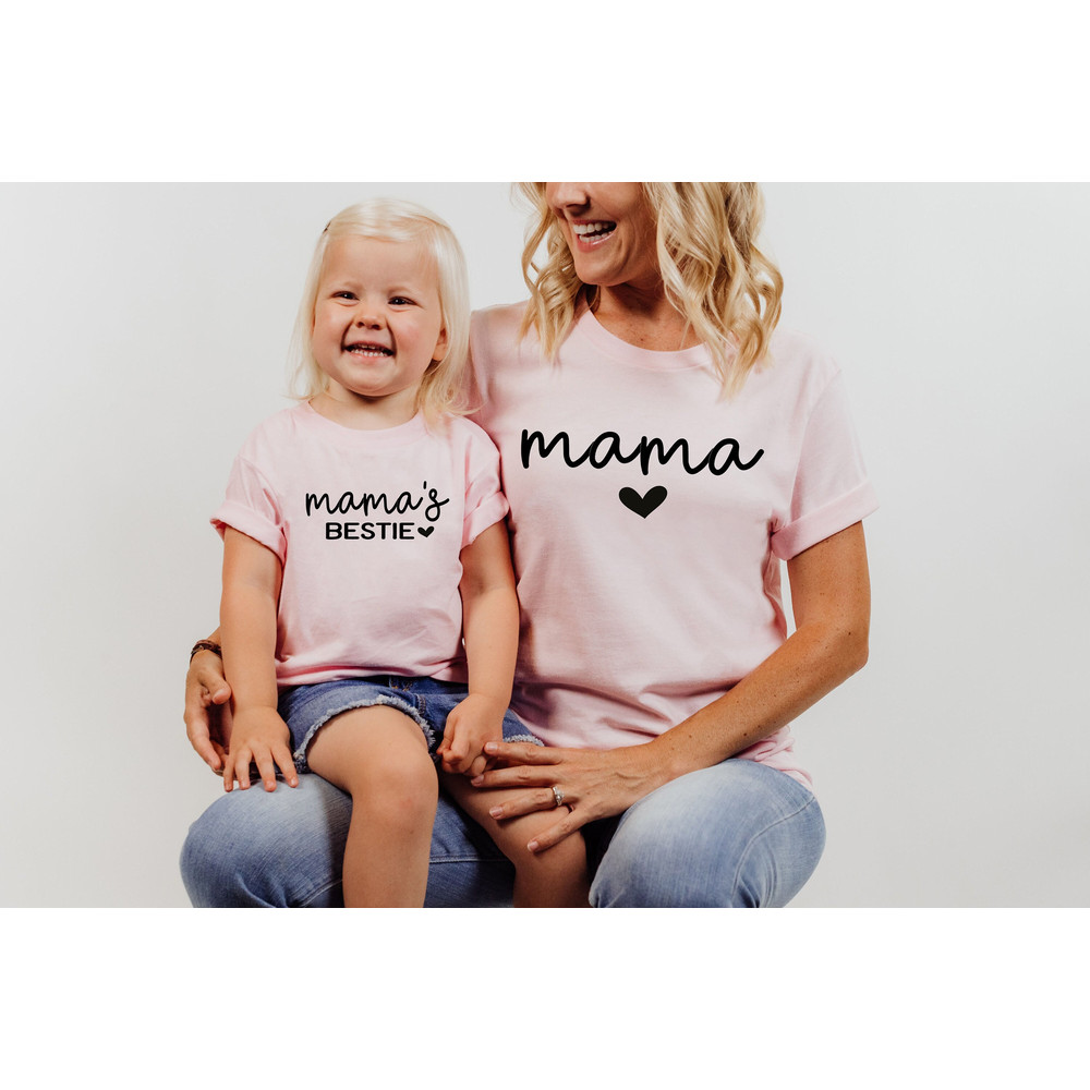 Mama and Mama's Bestie Shirts, Mom and Daughter Shirts, Mama and Daughter Shirts, Mom and Girl Shirt, Mama and Me Shirts, Mother's Day Shirt - 1.jpg