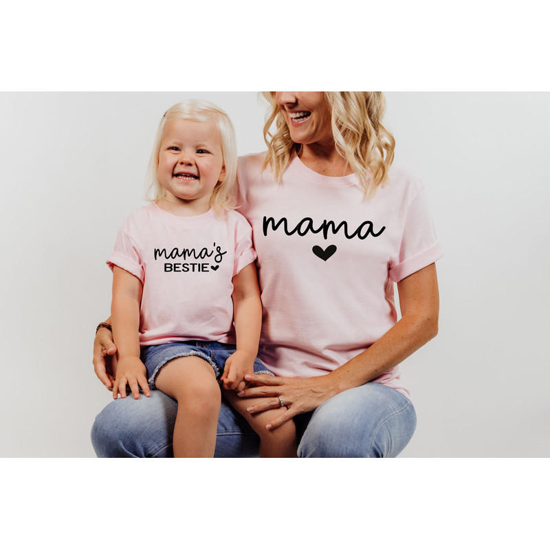 Mama and Mama's Bestie Shirts, Mom and Daughter Shirts, Mama and Daughter Shirts, Mom and Girl Shirt, Mama and Me Shirts, Mother's Day Shirt - 1.jpg