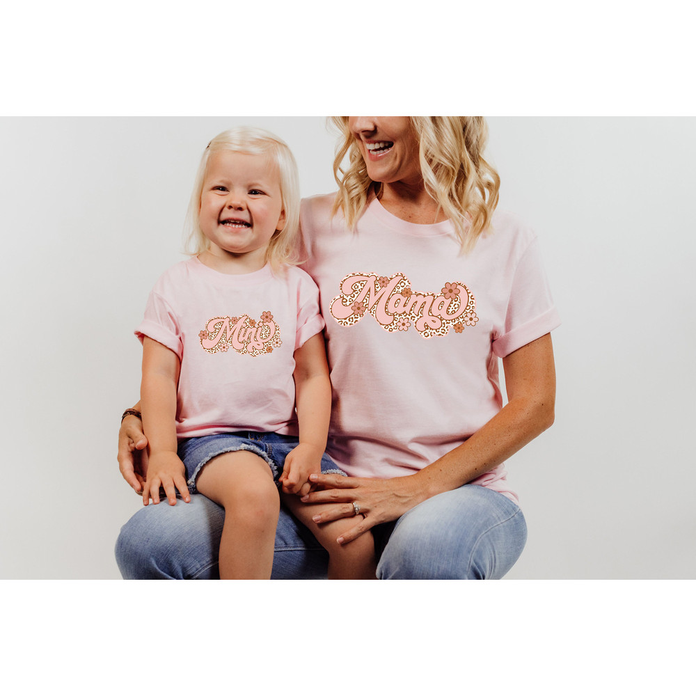 Mama and Mini Matching Shirts, Mama and Mini Leopard Shirt, Mommy and Me Matching Shirts, Leopard Mama Shirt, Mother's Day Gift - 2.jpg