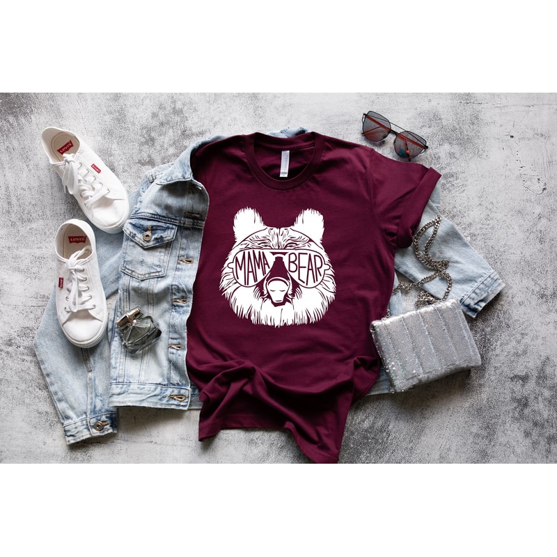 Mama Bear Shirt, Mom Shirts, Momlife Shirt, Shirts for Moms, Mothers Day Gift, Mama Tee, Mama Bear T-shirt, Mama Bear Tee,Baby Shower Gifts - 3.jpg