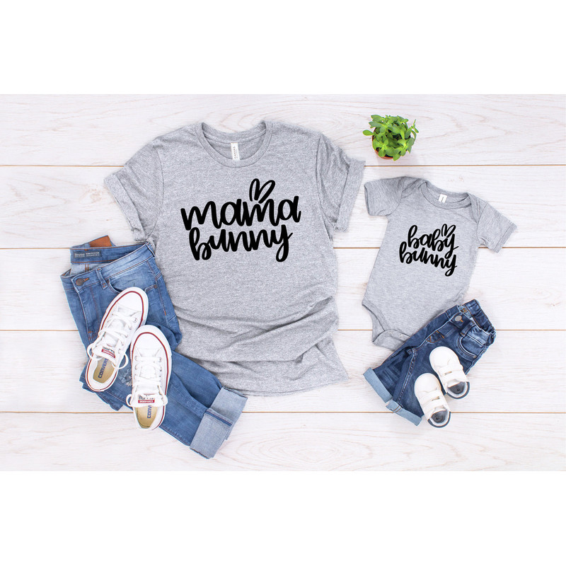 Mama Bunny Shirt, Mom Shirt, Mom Easter T-Shirt, Mom Bunny,Baby Mama Bunny Easter Shirt, Bunny Mommy Shirt, Easter Tee, Easter Party Outfit - 2.jpg