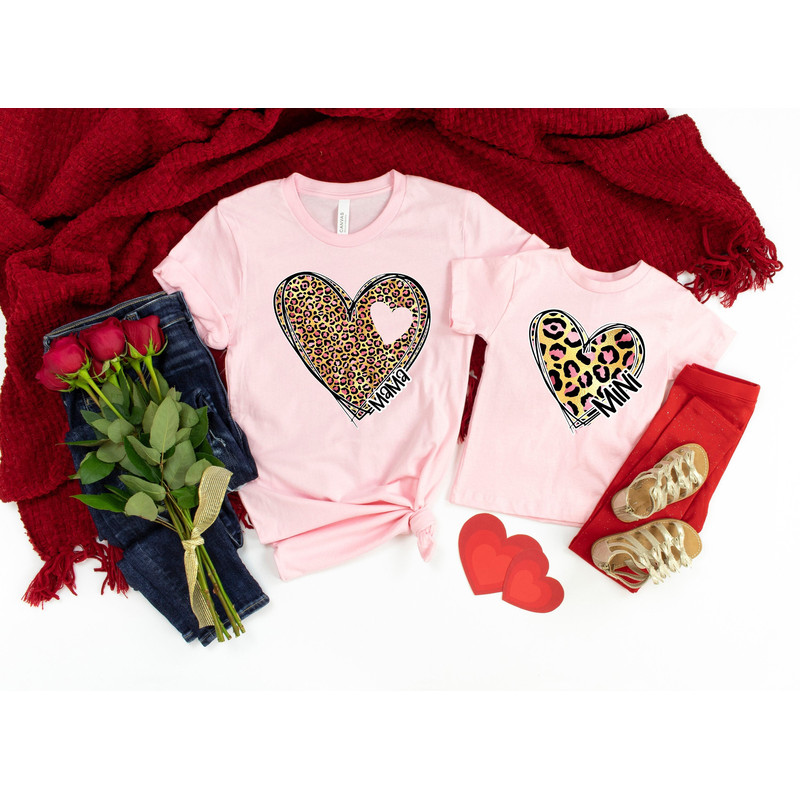 Mama Valentines Shirt,Mini Valentines Shirt,Mama's Girl Valentines Shirt,Rainbow Mama Shirt, Rainbow Mini Shirt,Mama Mini Matching Shirt - 1.jpg