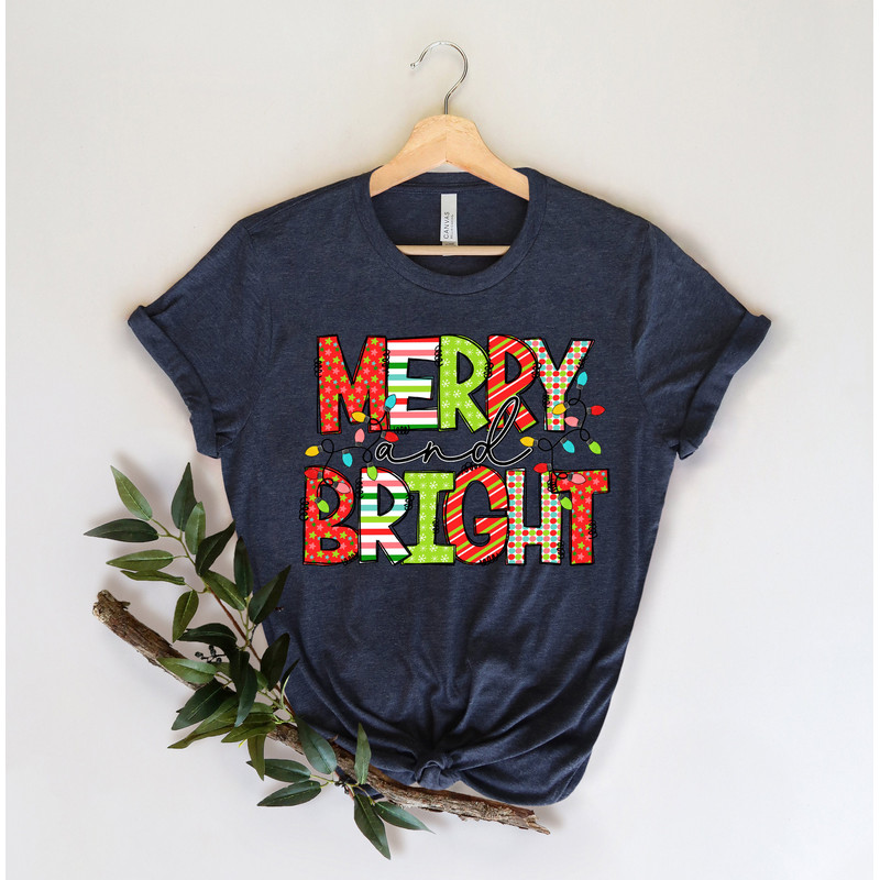 Merry and Bright Sweatshirt,Christmas Lights Shirt,Christmas Gift,Holiday Gift,Holiday Lights Sweatshirt,Christmas Family Matching Shirt - 3.jpg
