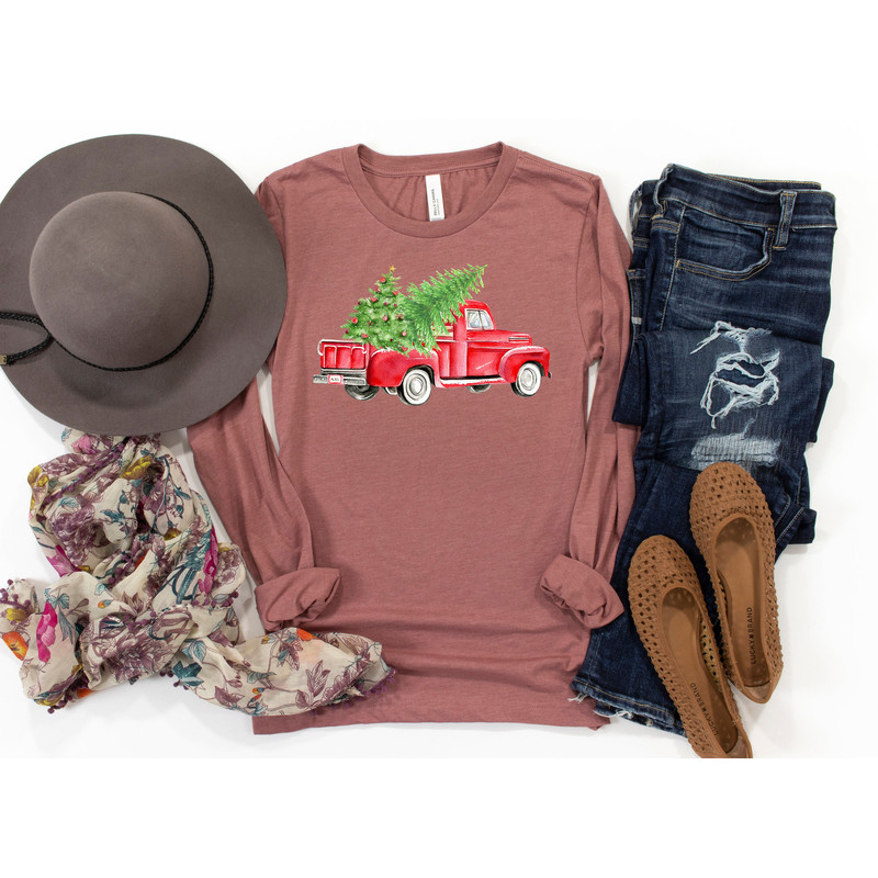 Merry Christmas Truck,Red Truck Shirt, Christmas Tree Shirt,Merry Christmas,Christmas Matching Family Shirt,Christmas Truck Family Shirt - 3.jpg