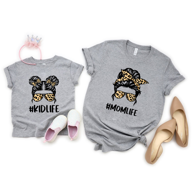 Mom Life Kid Life Shirt,Leopard Mom Shirt, Just a Boy in Love with His Mama, Mom and Me, Mother and Girl Matching Shirt,Mother Day Shirt - 3.jpg