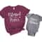 Mommy and Me Shirts Mama's Blessing Blessed Mama Shirt Baby Shower Gift Mommy and me matching shirts Mother Son Shirts Mother Daughter - 2.jpg