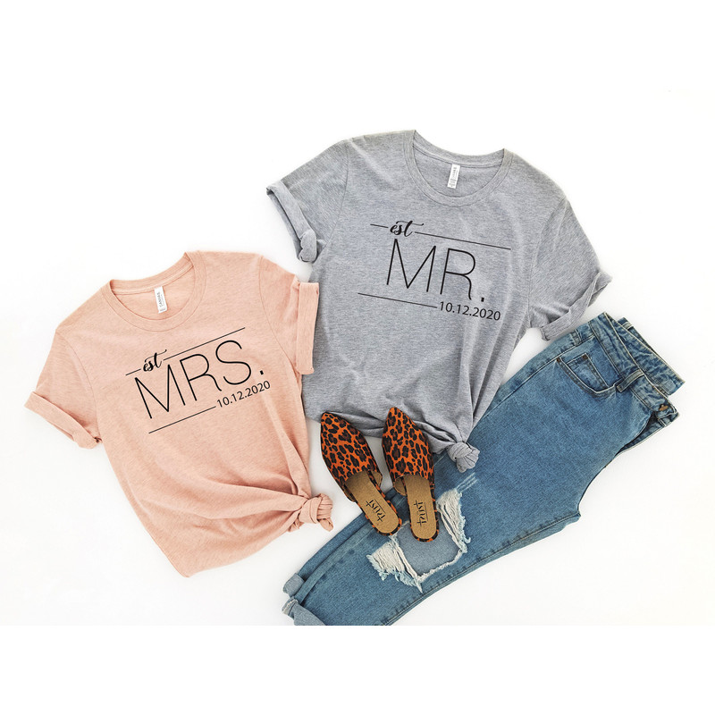 Mr and Mrs Shirt,Mr and Mrs,Just Married Shirt,Honeymoon Shirt,Wedding Shirt,Wife and Hubs Shirts,Just Married Shirts,Couple Shirts - 1.jpg