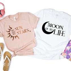 my sun and my stars moon of my life shirt,valentines day gift,matching couples valentines shirt,cute couples valentines,