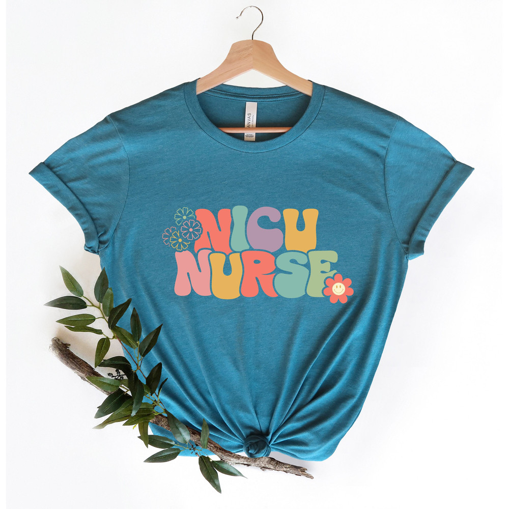 NICU Nurse retro Shirt, Groovy Nicu Nurse Tee Shirts, Neonatal Icu Shirts Neonatal Intensive Care Unit Nurse Appreciation Grad Gifts Retro - 1.jpg