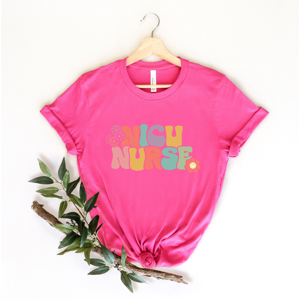 NICU Nurse retro Shirt, Groovy Nicu Nurse Tee Shirts, Neonatal Icu Shirts Neonatal Intensive Care Unit Nurse Appreciation Grad Gifts Retro - 4.jpg