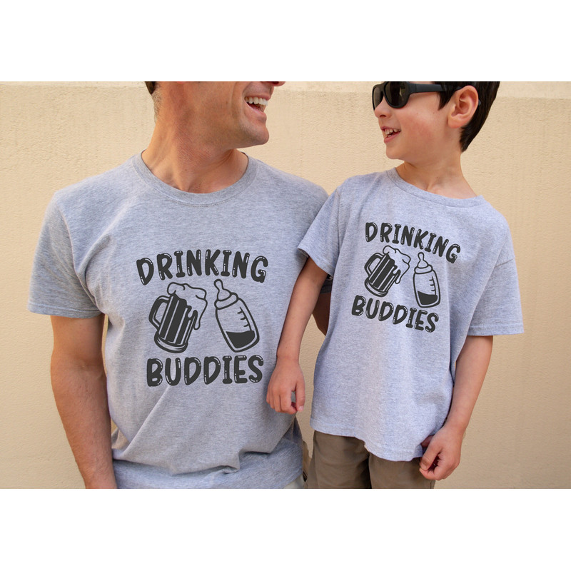 Our First Father's Day Shirt, Fathers Day Matching Shirt, Father's Day Daddy And Baby Outfit, Father's Day Gift,Father and Me Shirt - 1.jpg