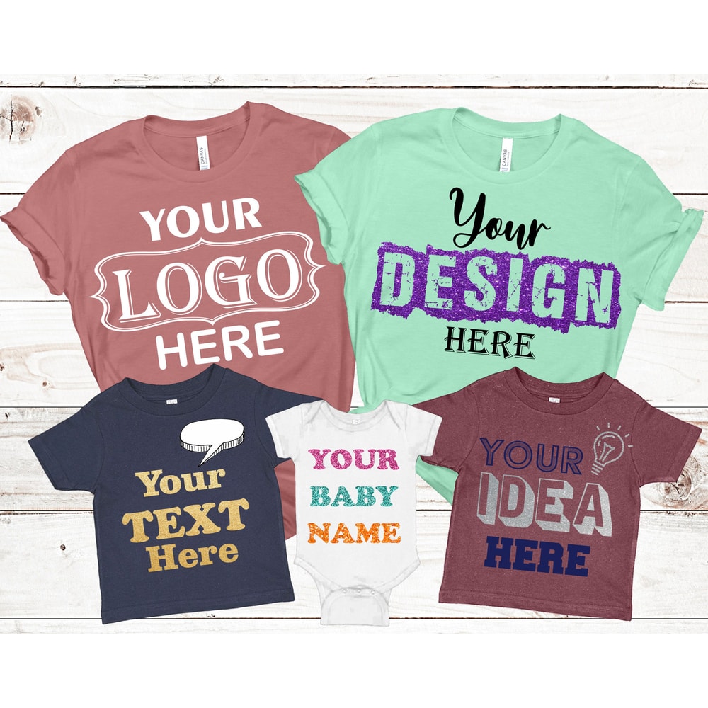 Personalized T-Shirt,Add Your Own Text, Custom T-shirt,Customized T-Shirts,Custom Picture Shirt,Custom Text on Shirt,Custom Family, T-Shirt - 1.jpg