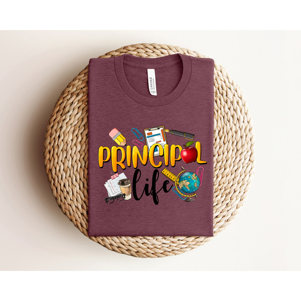 Principal T Shirt , Teacher's Day Gift , Gift for Principal, Teacher Appreciation Shirt , Best Teacher Shirt , Back To School Shirts - 2.jpg