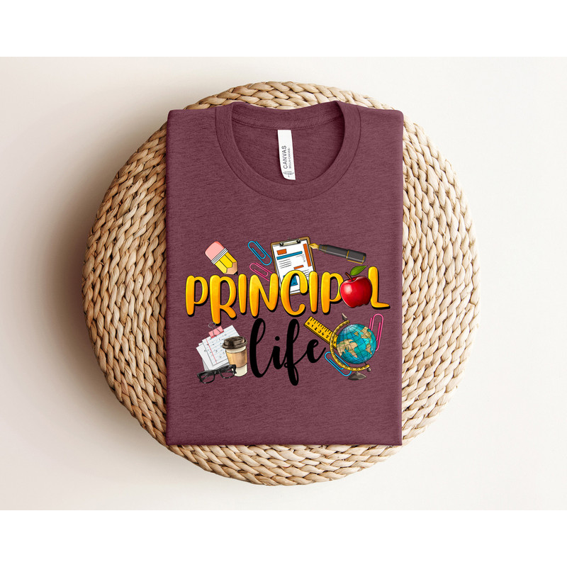 Principal T Shirt , Teacher's Day Gift , Gift for Principal, Teacher Appreciation Shirt , Best Teacher Shirt , Back To School Shirts - 2.jpg
