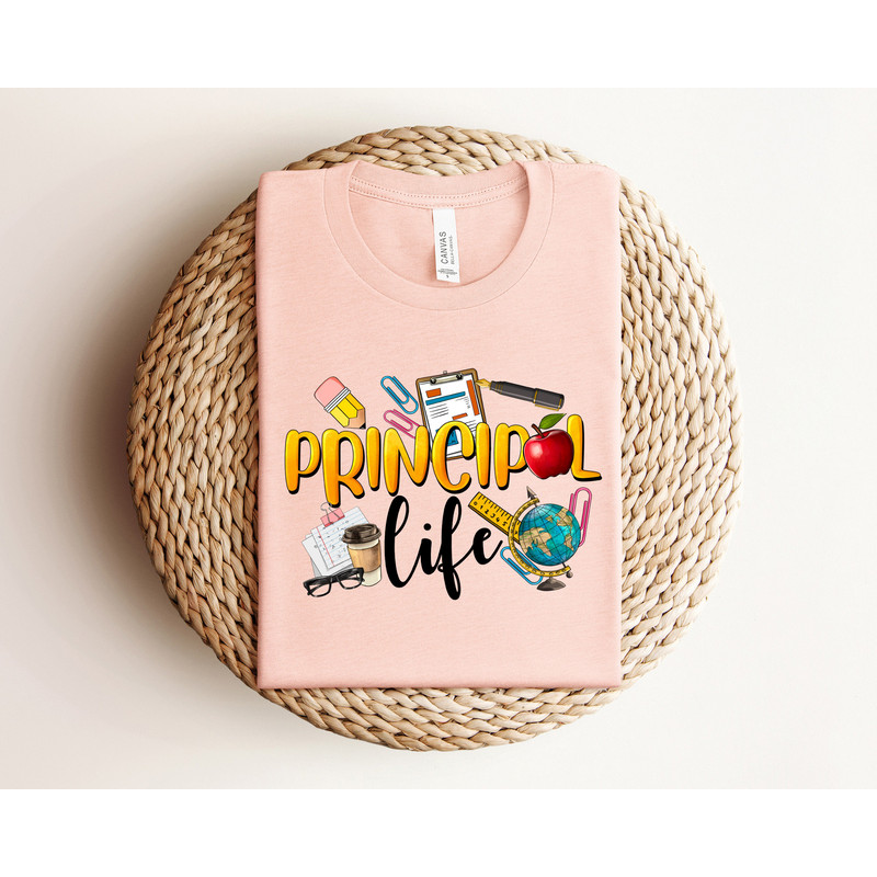 Principal T Shirt , Teacher's Day Gift , Gift for Principal, Teacher Appreciation Shirt , Best Teacher Shirt , Back To School Shirts - 3.jpg