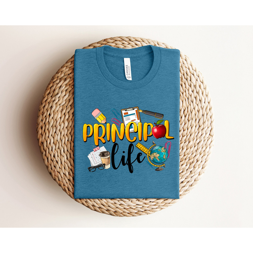 Principal T Shirt , Teacher's Day Gift , Gift for Principal, Teacher Appreciation Shirt , Best Teacher Shirt , Back To School Shirts - 4.jpg
