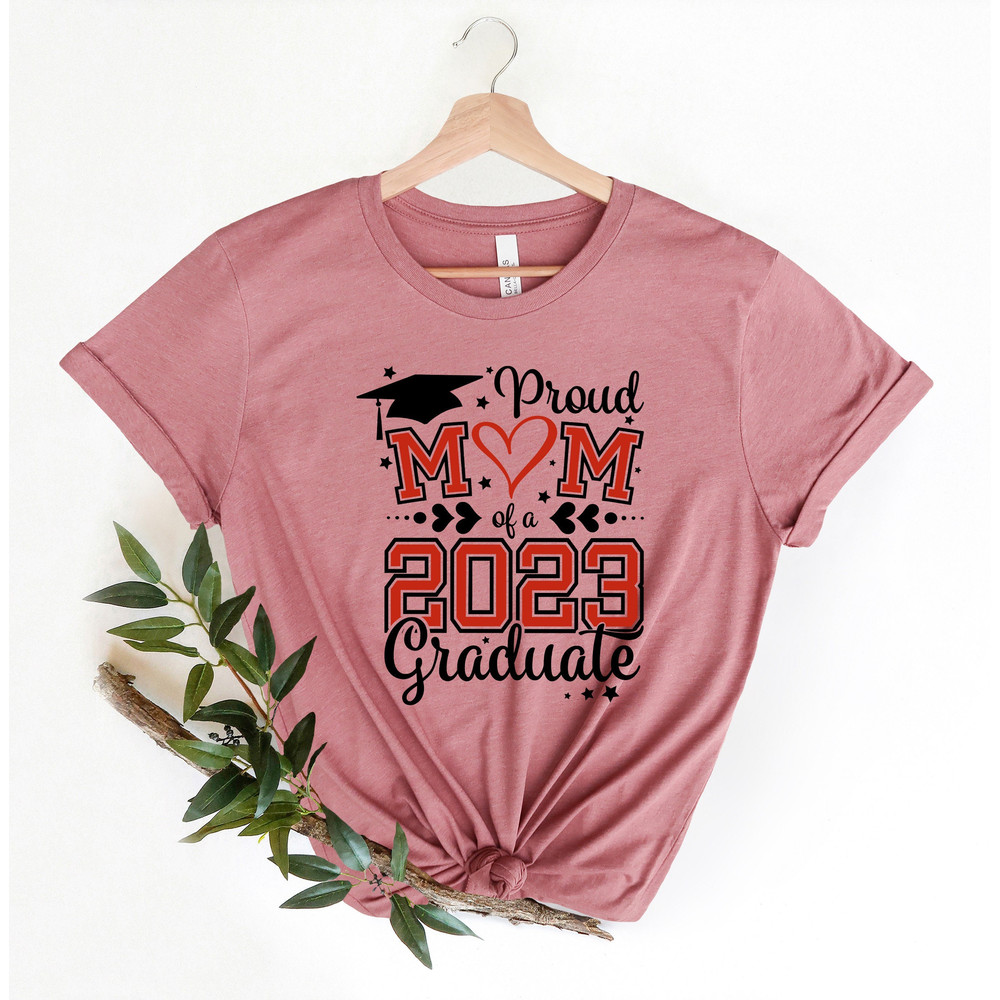 Proud Senior Mom 2023, Graduation Shirt, Graduation Mom Shirt, Graduation Gift, Class of 2023, Senior Class of 2023, Senior Graduation 2023 - 1.jpg