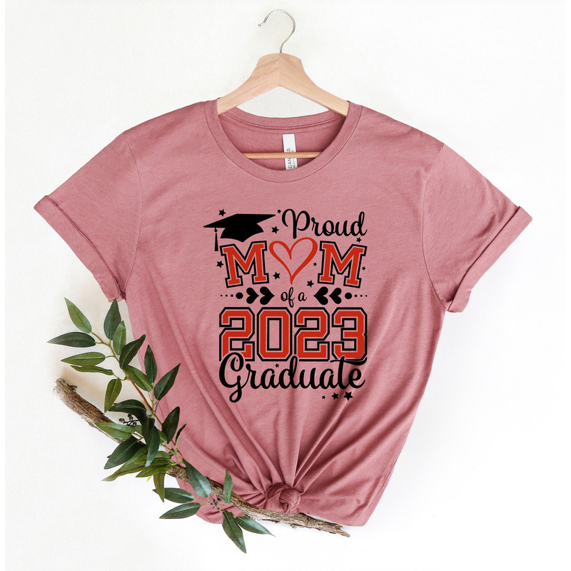 Proud Senior Mom 2023, Graduation Shirt, Graduation Mom Shirt, Graduation Gift, Class of 2023, Senior Class of 2023, Senior Graduation 2023 - 1.jpg