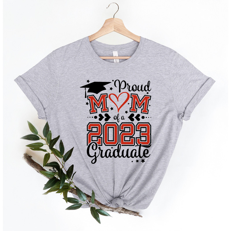 Proud Senior Mom 2023, Graduation Shirt, Graduation Mom Shirt, Graduation Gift, Class of 2023, Senior Class of 2023, Senior Graduation 2023 - 2.jpg
