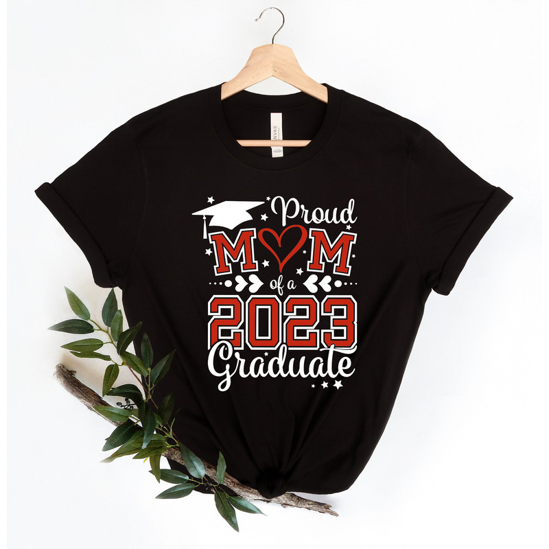Proud Senior Mom 2023, Graduation Shirt, Graduation Mom Shirt, Graduation Gift, Class of 2023, Senior Class of 2023, Senior Graduation 2023 - 4.jpg