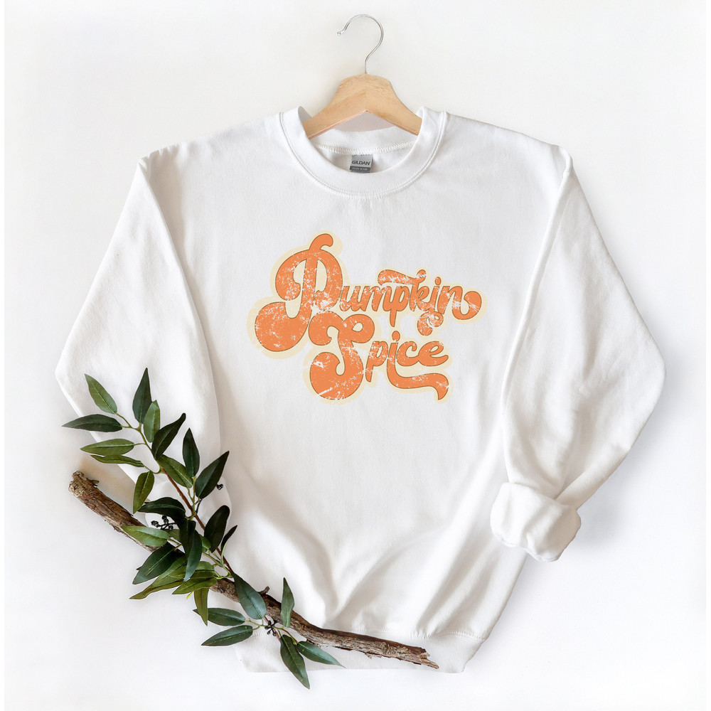 Pumpkin Spice Retro Shadow Sweaters,Bonfires Shirt,Thanksgiving Shirt,Pumpkin Spice Season,Thanksgiving Matching Shirt,Thankful Shirt - 3.jpg