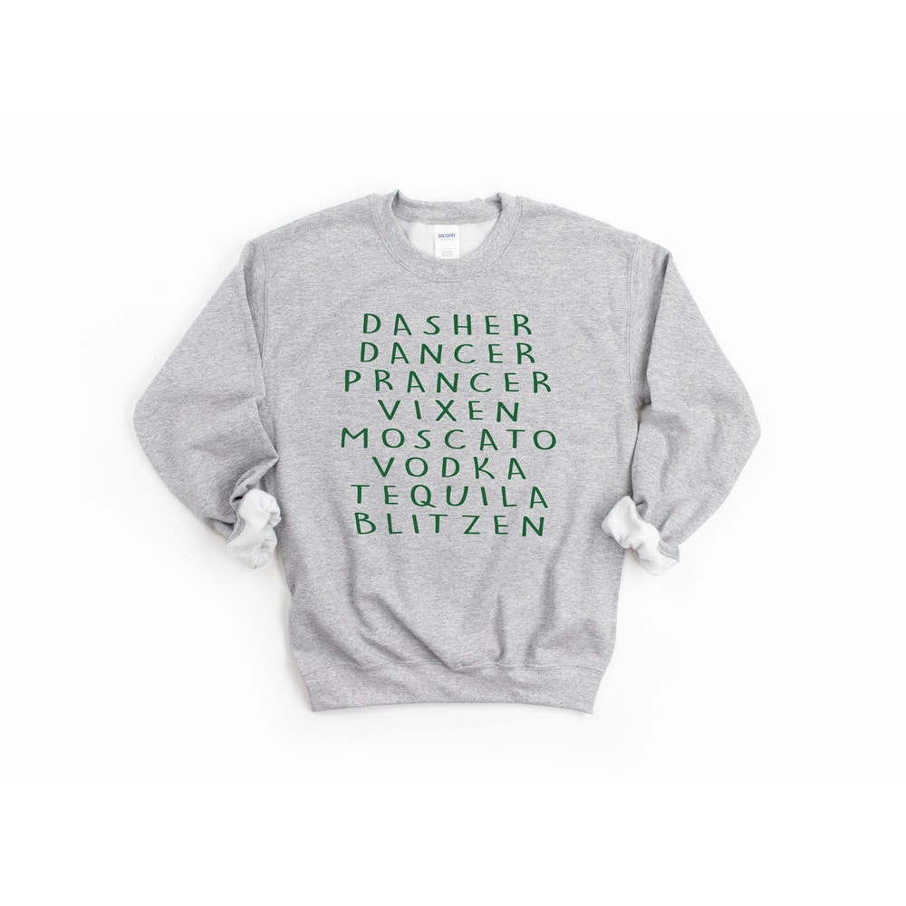 Reindeer Names Shirts,Holiday Party Shirt,Christmas Reindeer Shirt,Matching Family ,Personalized Xmas Tee,Matching Christmas - 1.jpg