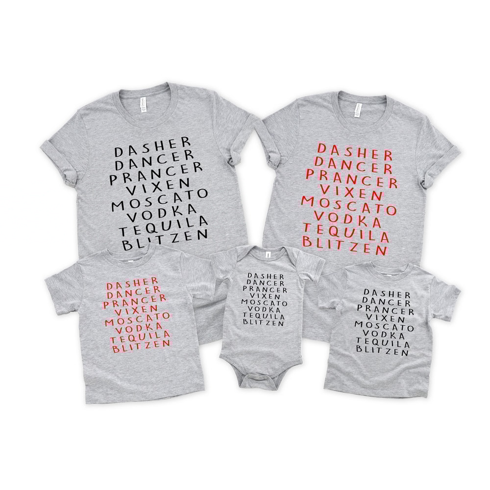 Reindeer Names Shirts,Holiday Party Shirt,Christmas Reindeer Shirt,Matching Family ,Personalized Xmas Tee,Matching Christmas - 4.jpg