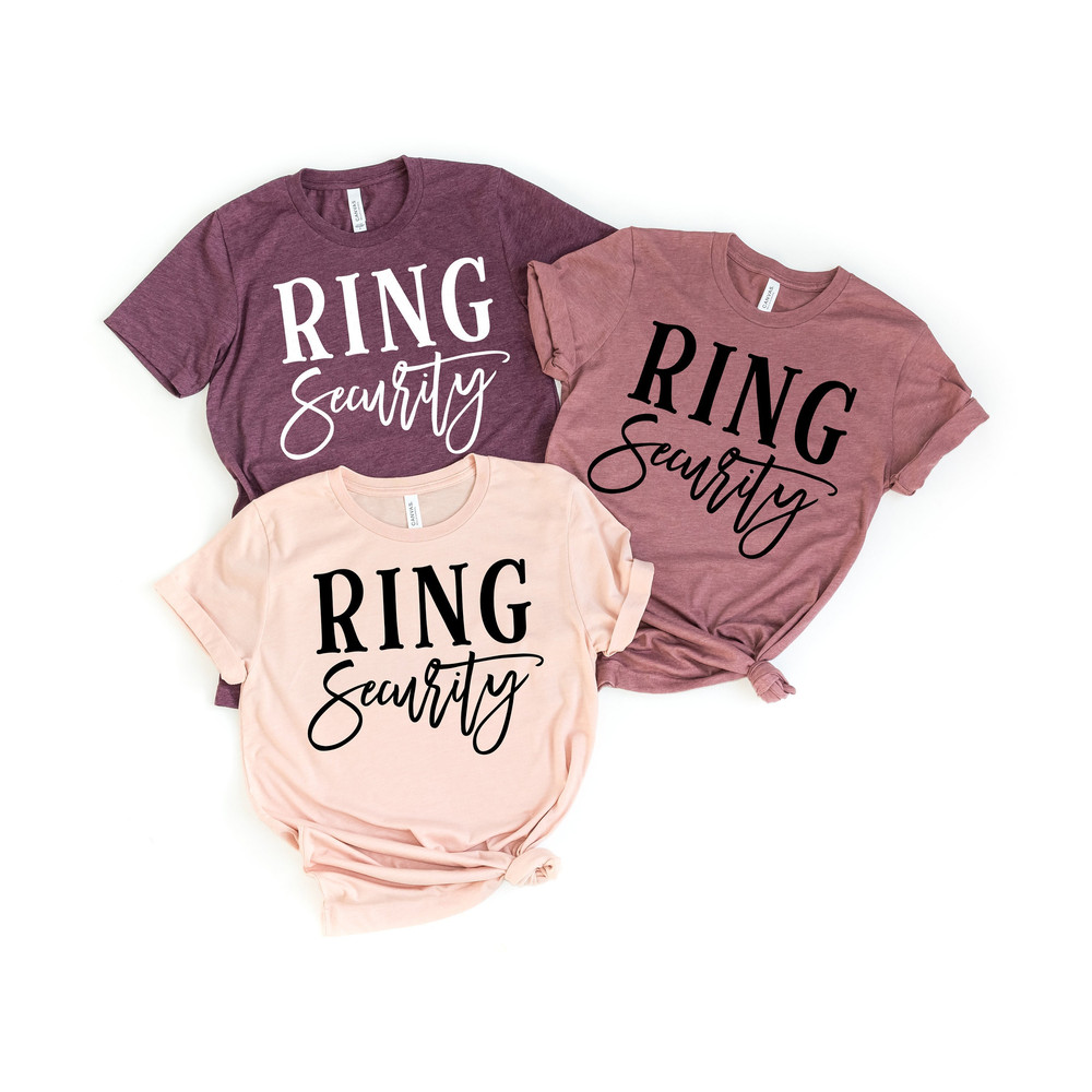 Ring Security Shirt, Funny Wedding Tshirt, Matching Wedding Party Shirt, Ring Bearer Shirt, Boys Wedding Shirt, Custom Ring Security T-Shirt - 1.jpg
