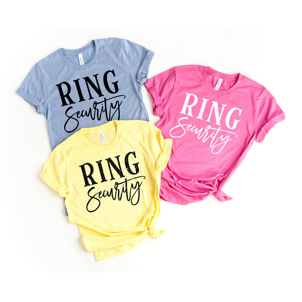 Ring Security Shirt, Funny Wedding Tshirt, Matching Wedding Party Shirt, Ring Bearer Shirt, Boys Wedding Shirt, Custom Ring Security T-Shirt - 2.jpg