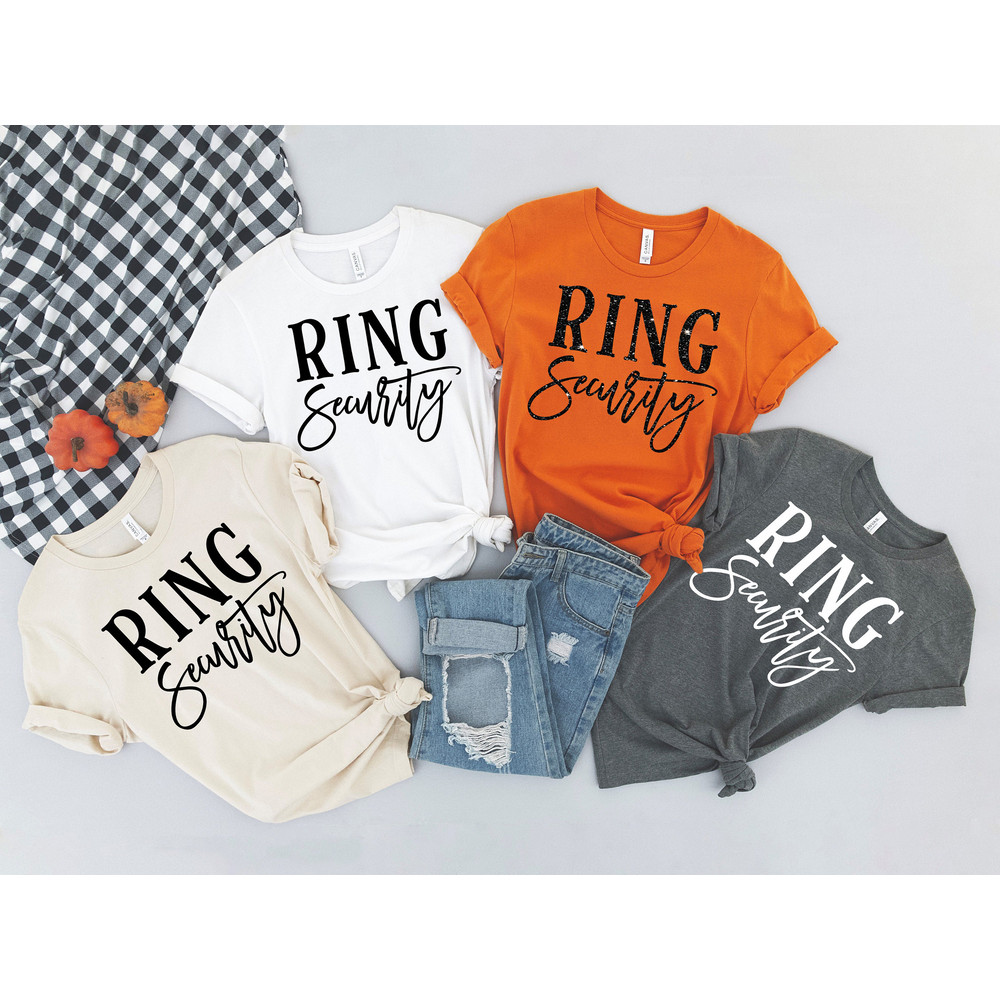 Ring Security Shirt, Funny Wedding Tshirt, Matching Wedding Party Shirt, Ring Bearer Shirt, Boys Wedding Shirt, Custom Ring Security T-Shirt - 3.jpg