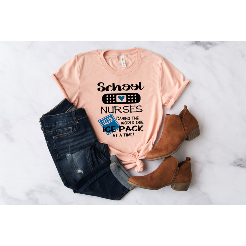 School Nurse Shirt, Nurse Shirt, Nurse Gift, Funny Nurse Shirt, Nursing Student, Nursing Graduate, School Nurse Gift, Teacher Shirt , RN Tee - 2.jpg