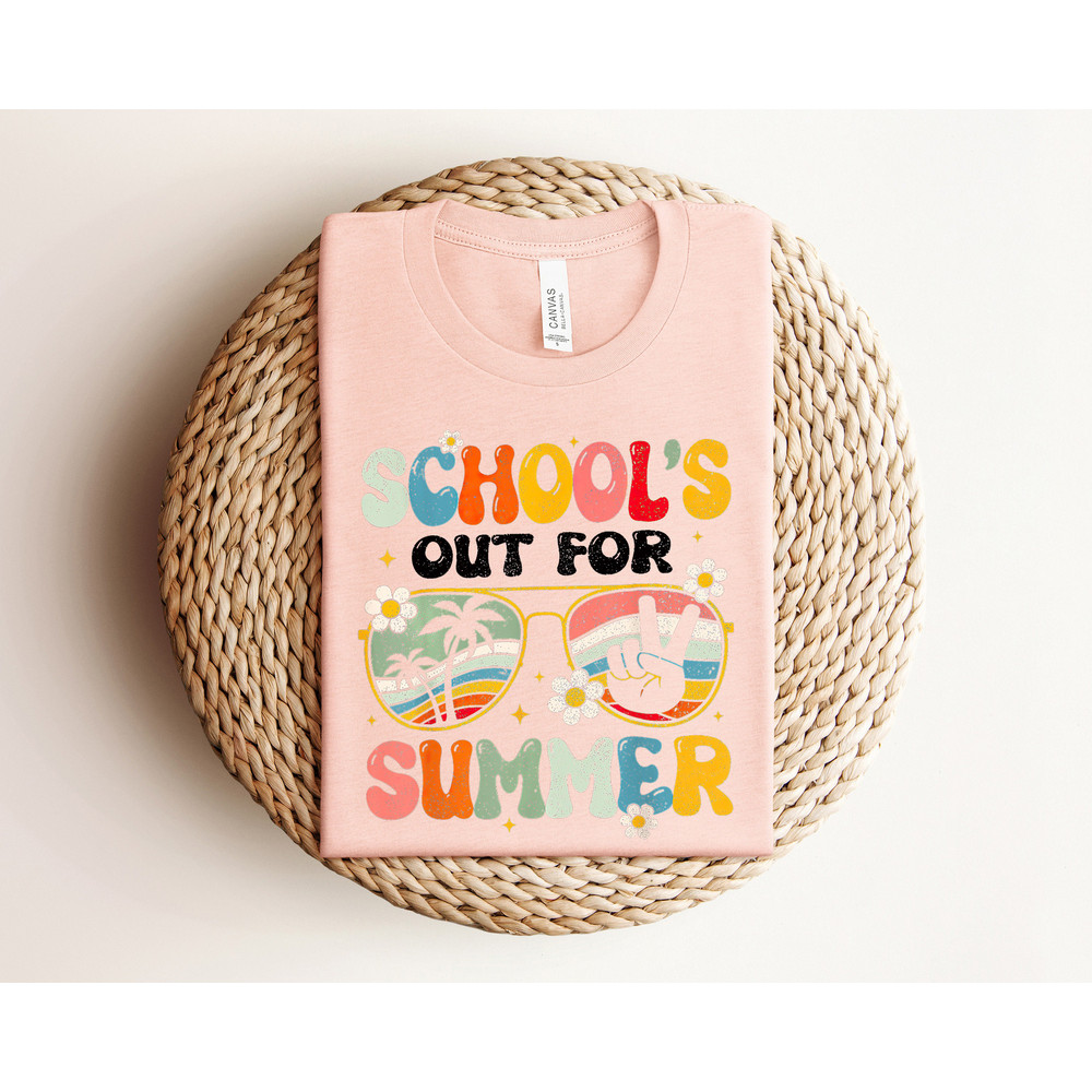 Schools Out For Summer Shirt, Happy Last Day Of School Shirt, Summer Holiday Shirt, End Of the School Year Shirt, Classmates Matching Shirt - 2.jpg