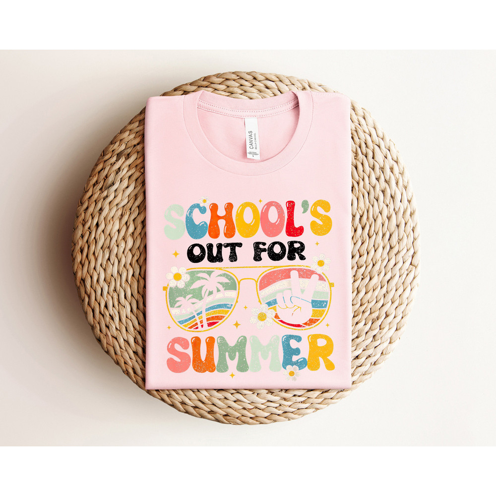 Schools Out For Summer Shirt, Happy Last Day Of School Shirt, Summer Holiday Shirt, End Of the School Year Shirt, Classmates Matching Shirt - 4.jpg