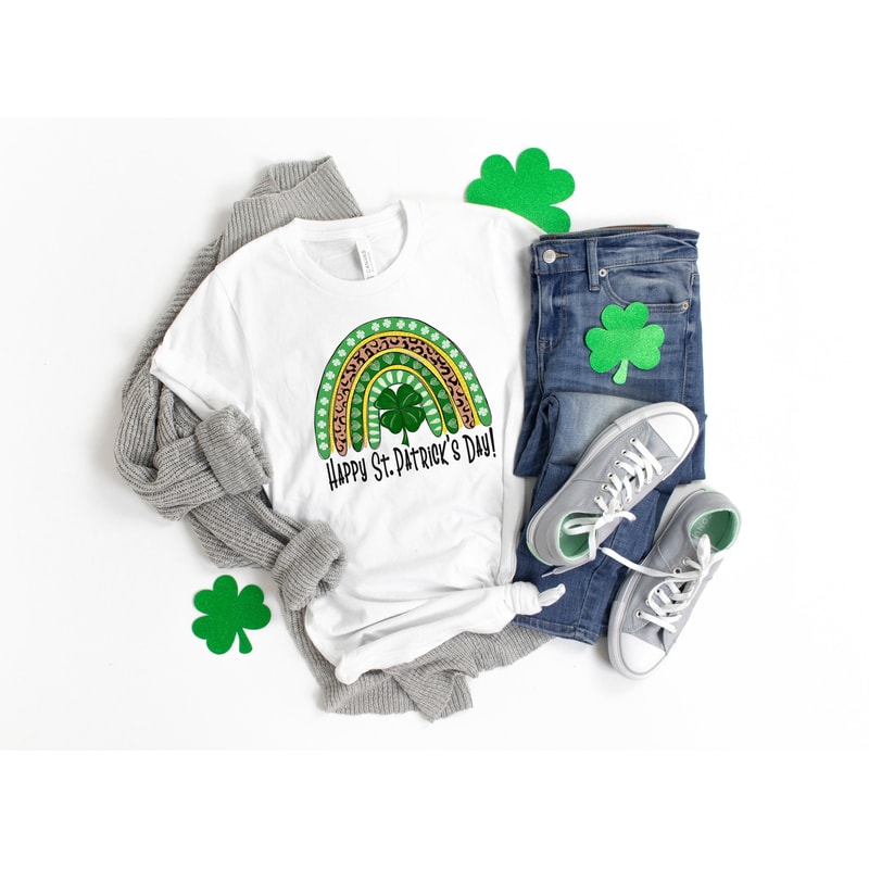 Shamrock Shirt,St Patricks Day Shirt,Lucky Shirt,Rainbow Shirt,Lucky Me Shirt,Irish Shirt,Leopard Print Shirt,Kiss Me Shirt,St Patricks Tee - 1.jpg