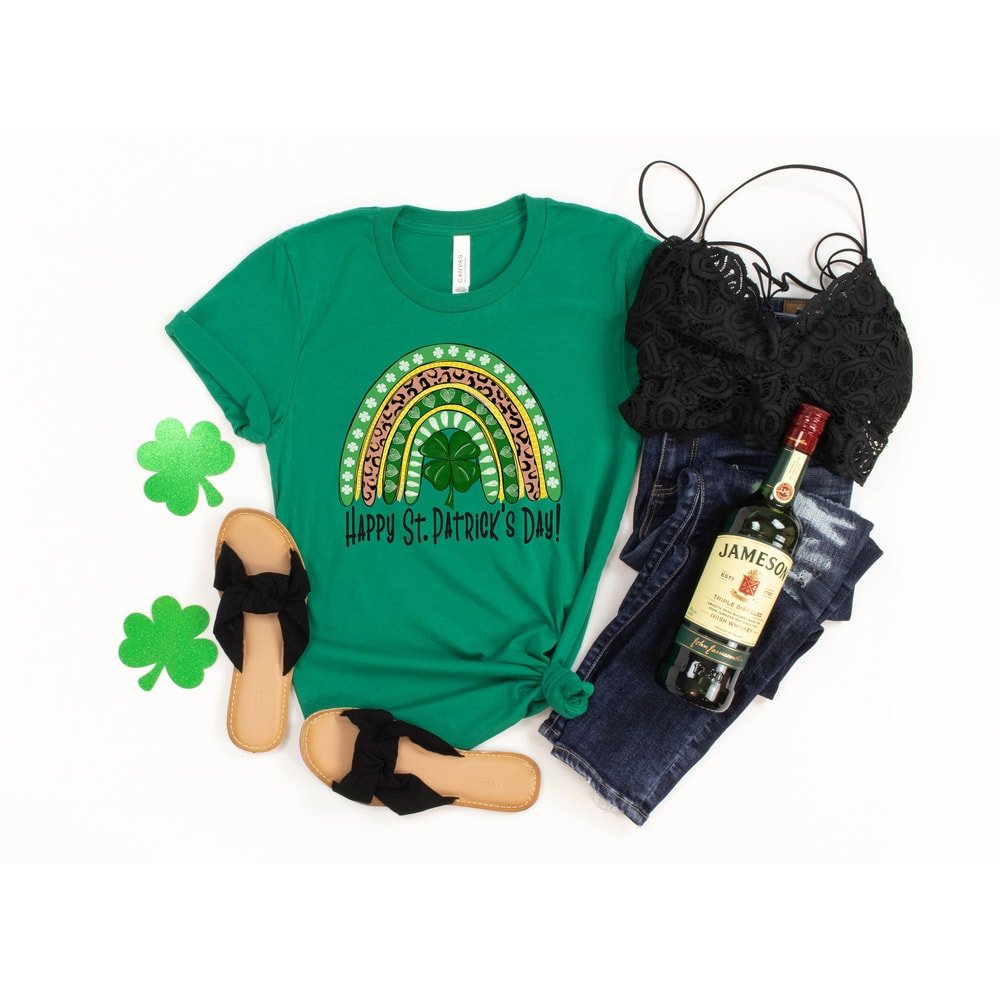 Shamrock Shirt,St Patricks Day Shirt,Lucky Shirt,Rainbow Shirt,Lucky Me Shirt,Irish Shirt,Leopard Print Shirt,Kiss Me Shirt,St Patricks Tee - 3.jpg