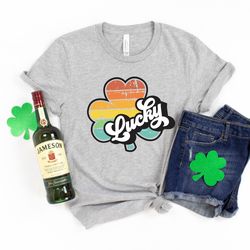 shamrock shirt,st patricks day shirt,lucky shirt,rainbow shirt,retro lucky me shirt,irish shirt,watercolor shirt,st patr