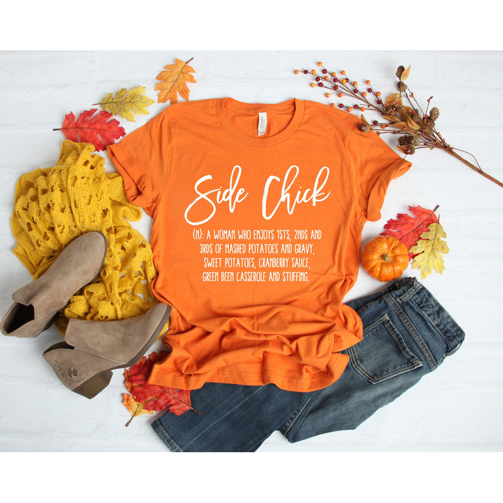 Side Chick Shirt,Hello Pumpkin rainbow Shirt,Thanksgiving Food Shirt,Family Thanksgiving Shirt,Thanksgiving Dinner Shirt - 1.jpg