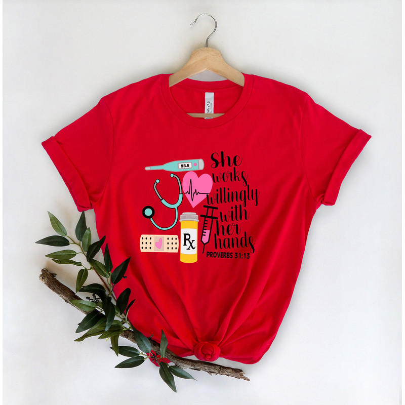 Stethoscope Shirt, Stethoscope Nurse Shirt, Nurse Practitioner Gifts, Nurse Graduation Gift, Nurse Gifts For Women, Nurse Hero Shirt - 4.jpg