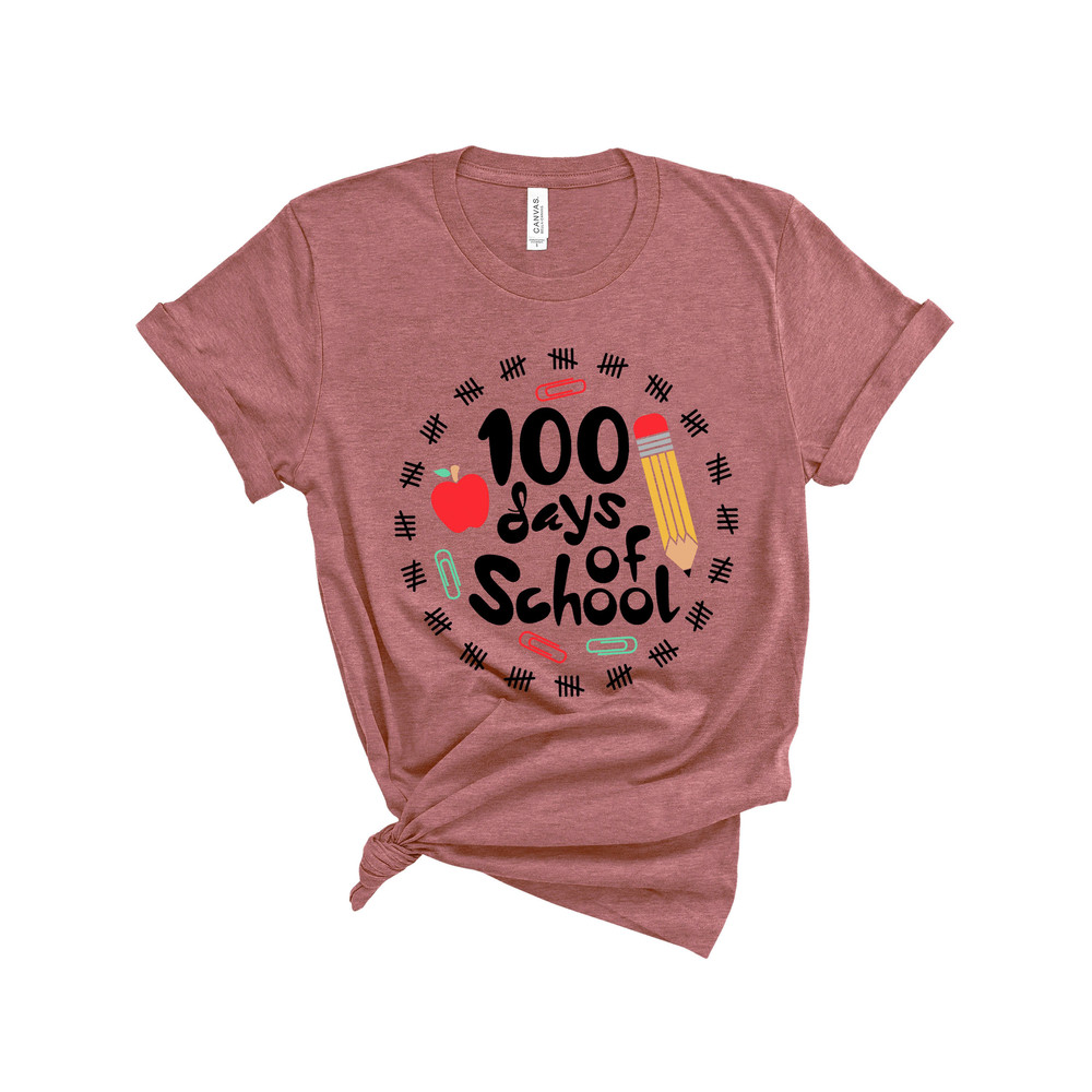 Teacher 100 Days Brighter, Teacher Shirt, 100 Days of School, Teacher Gifts, Teacher Appreciation, 100 Days Brighter,Back to School Shirt - 3.jpg
