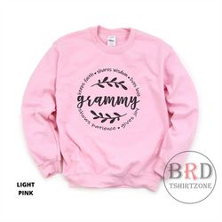 gift for grammy, grammy sweatshirt, gift from grandkids, gift for grandma, baby announcement, mothers day gift for gramm