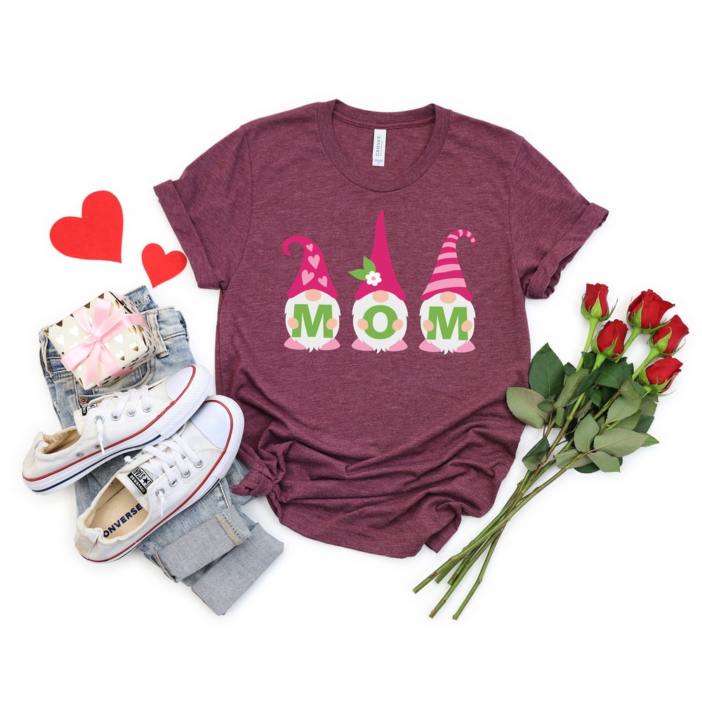 Three Gnomes Mom Tee,Mother's Day Gift Shirt,Gift for Mom,New Mom Gift,Baby Announcement,Future Mom Gift,Mom Gnomes Shirt - 2.jpg