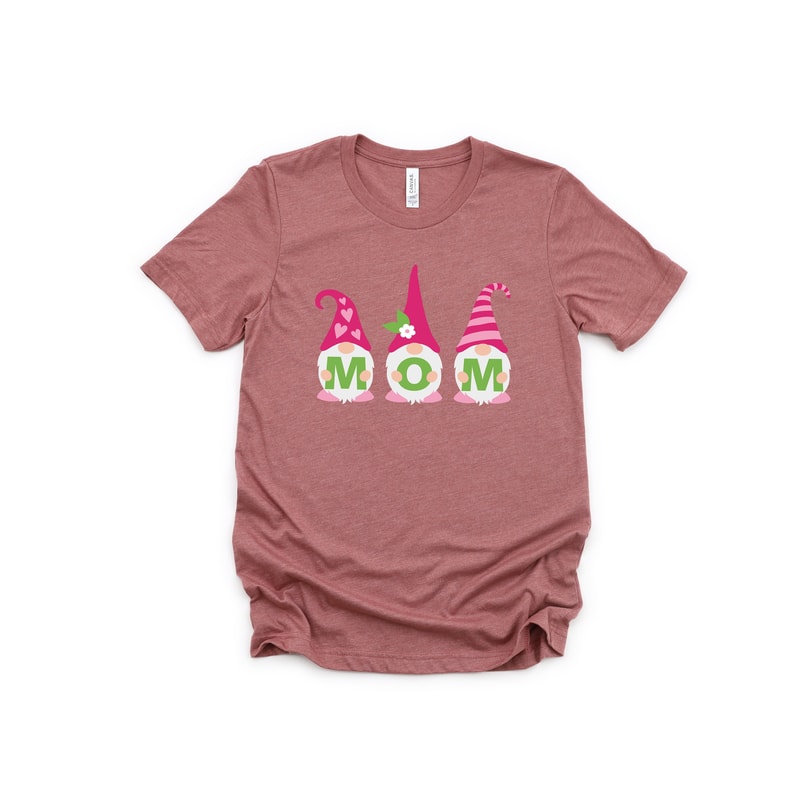 Three Gnomes Mom Tee,Mother's Day Gift Shirt,Gift for Mom,New Mom Gift,Baby Announcement,Future Mom Gift,Mom Gnomes Shirt - 3.jpg