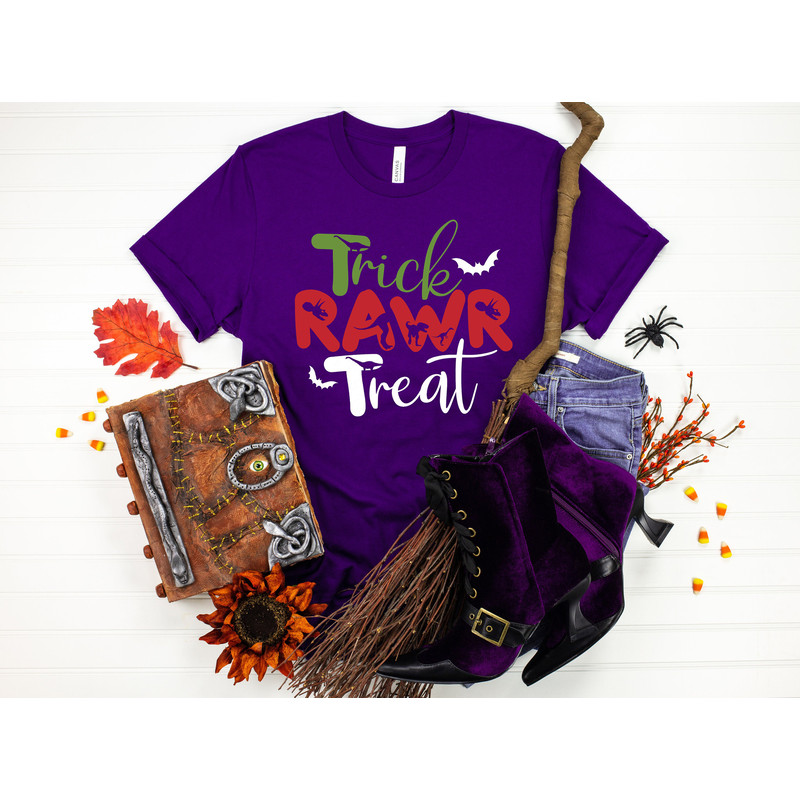 Trick RAWR Treat Shirt,Halloween Shirt,Halloween Party, Halloween T-shirt,Hocus Pocus Shirt,Halloween Funny Tee,Halloween Dinosaur Shirt - 4.jpg