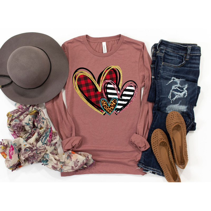 Valentine's Day Heart Sweatshirt,Leopard Love Heart Shirt,Valentines Day Shirts For Woman,Valentines Day Gift,Happy Valentine's Day Shirt - 1.jpg