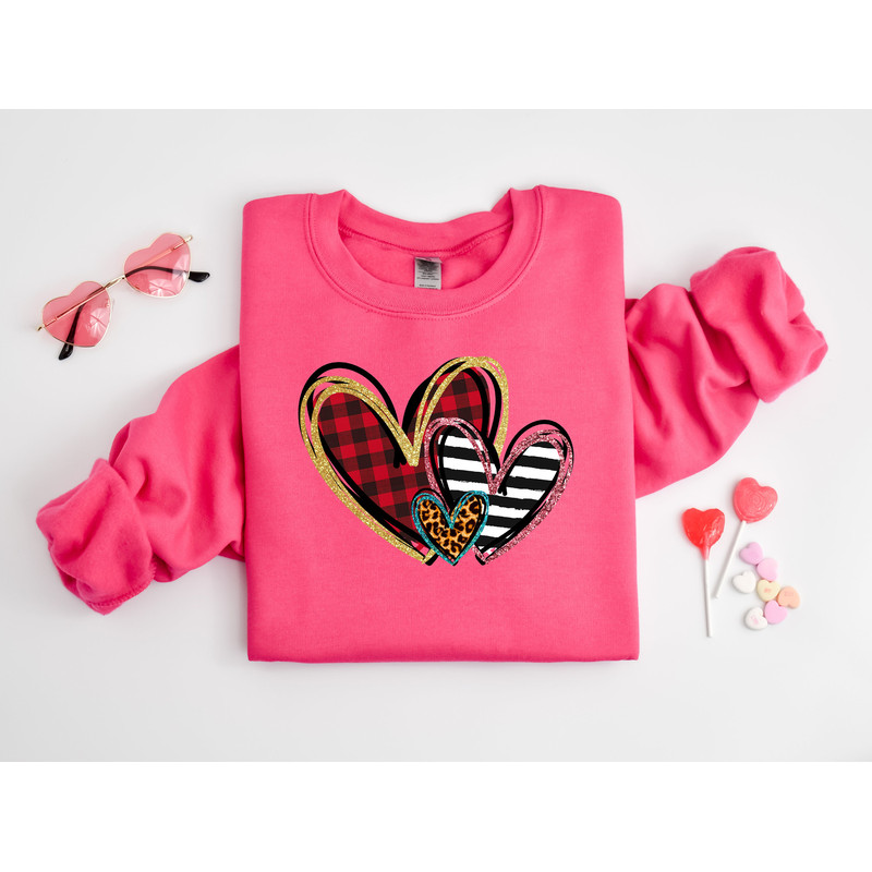 Valentine's Day Heart Sweatshirt,Leopard Love Heart Shirt,Valentines Day Shirts For Woman,Valentines Day Gift,Happy Valentine's Day Shirt - 2.jpg